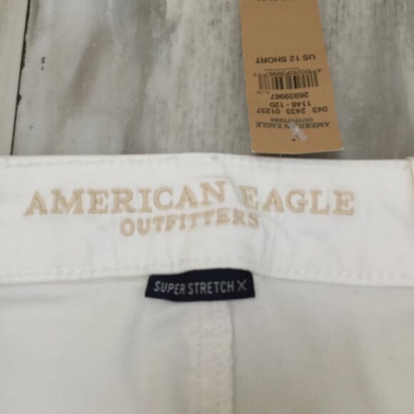 NWT American Eagle Super Stretch X Distressed Hi-Rise Jegging Crop Jean 12s - Picture 6 of 12